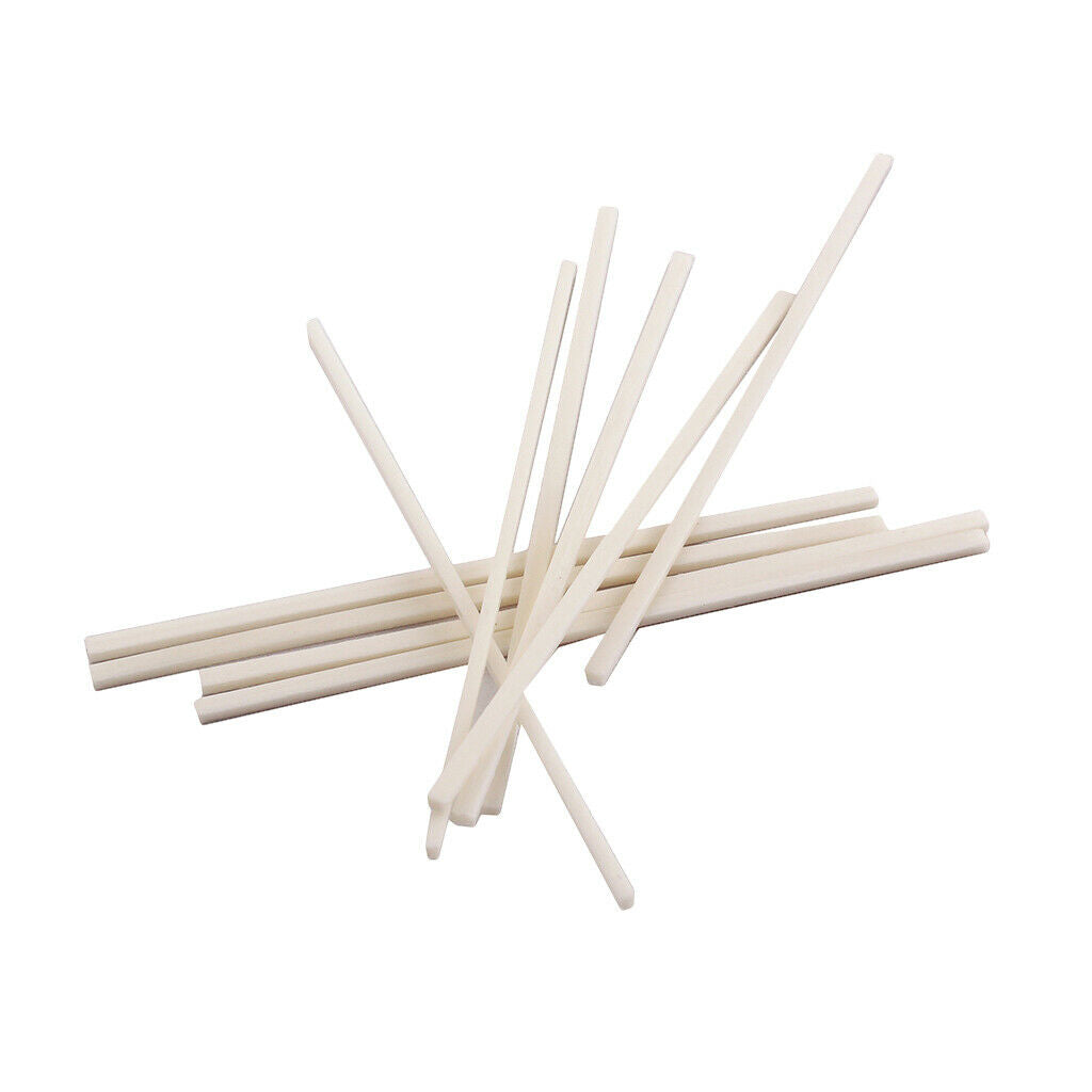 Pack of 10 Guitar Banjo Bridge Saddle Nut Blank Bone Strips String Instrument