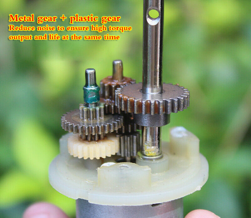 DC 12V 25-60 RPM carbon brush permanent magnet DC gear motor adjustable speed