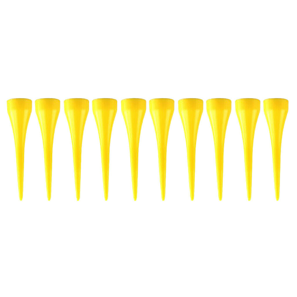 10pcs 54mm / 2 1/8 Inch Golf Tee Tees with Big Head Hitting