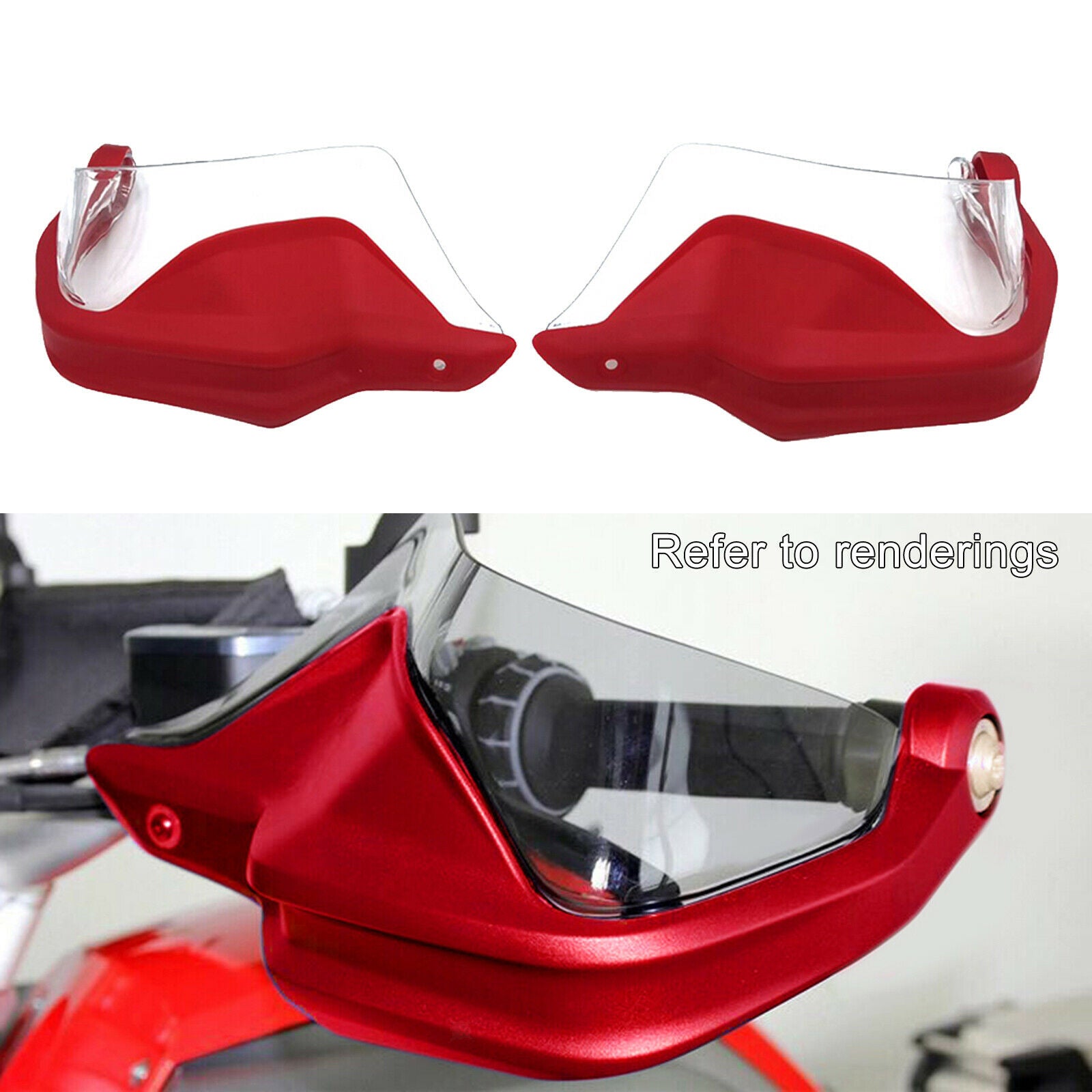 Motorcycle Handlebar for BMW S1000XR Motorbike Acc Red Transparent