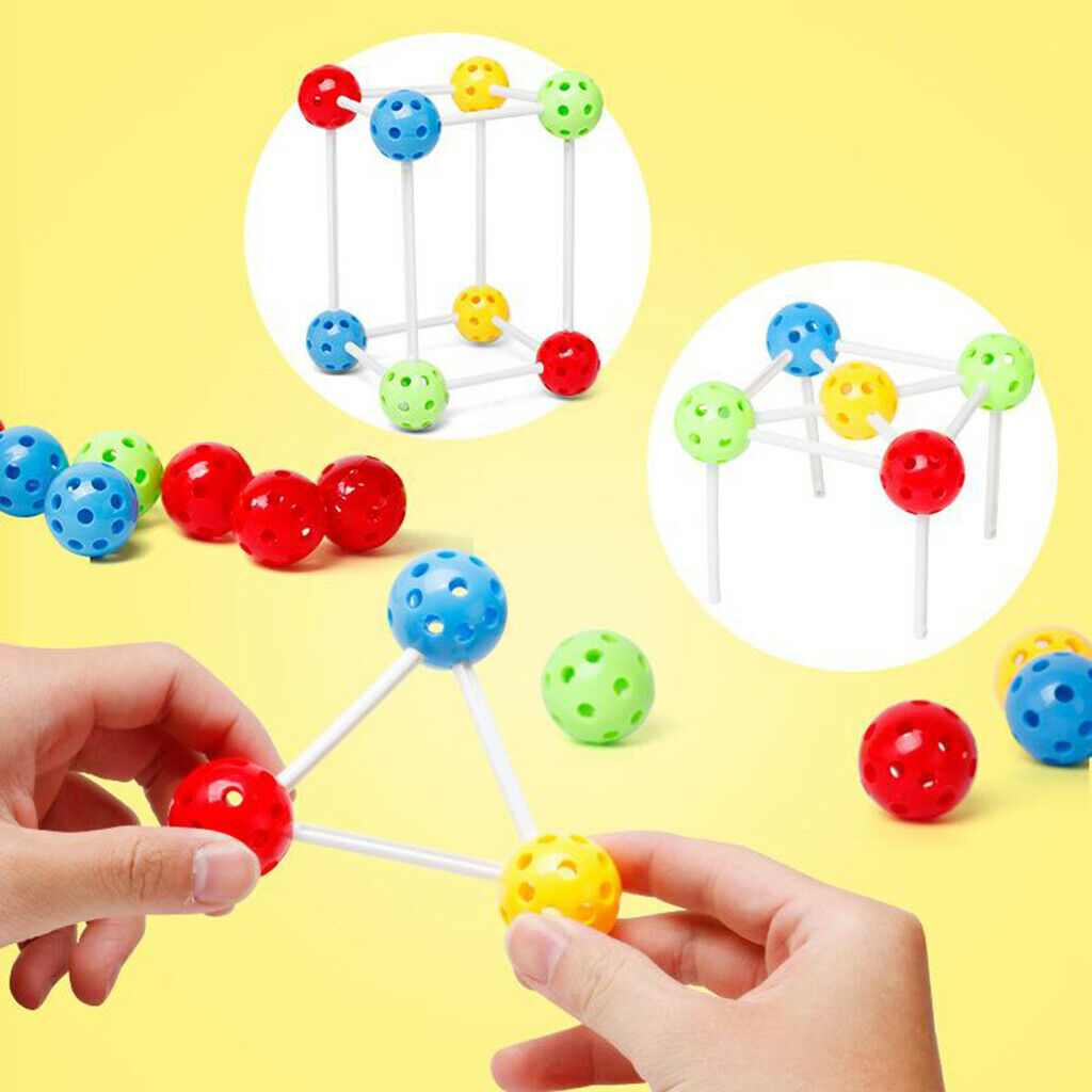 72Pcs Building Blocks Construction Kit Sticks and Balls Kids Puzzle Toys