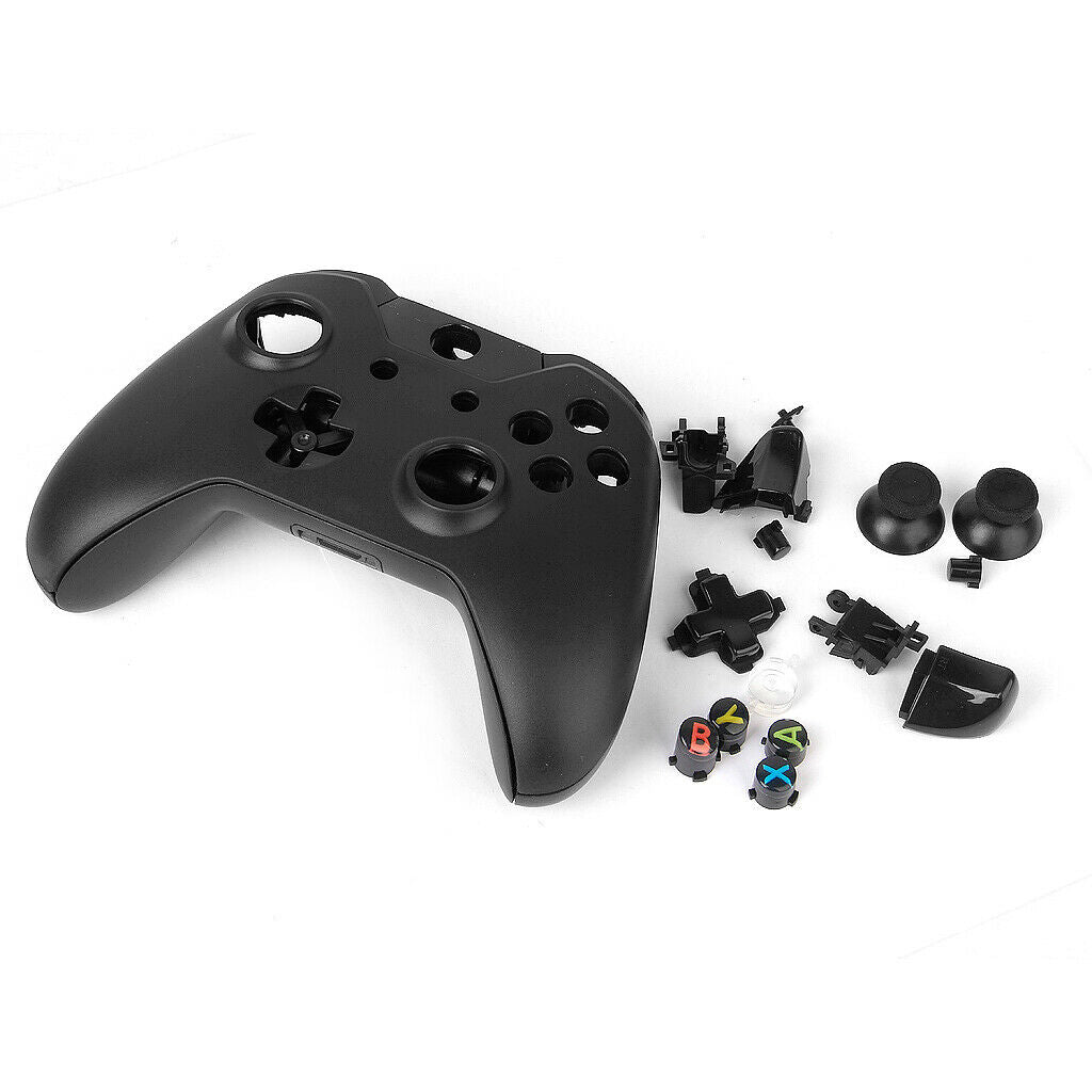 Black Full Shell Case Housing Cover Kits for   One Wireless Game Controller