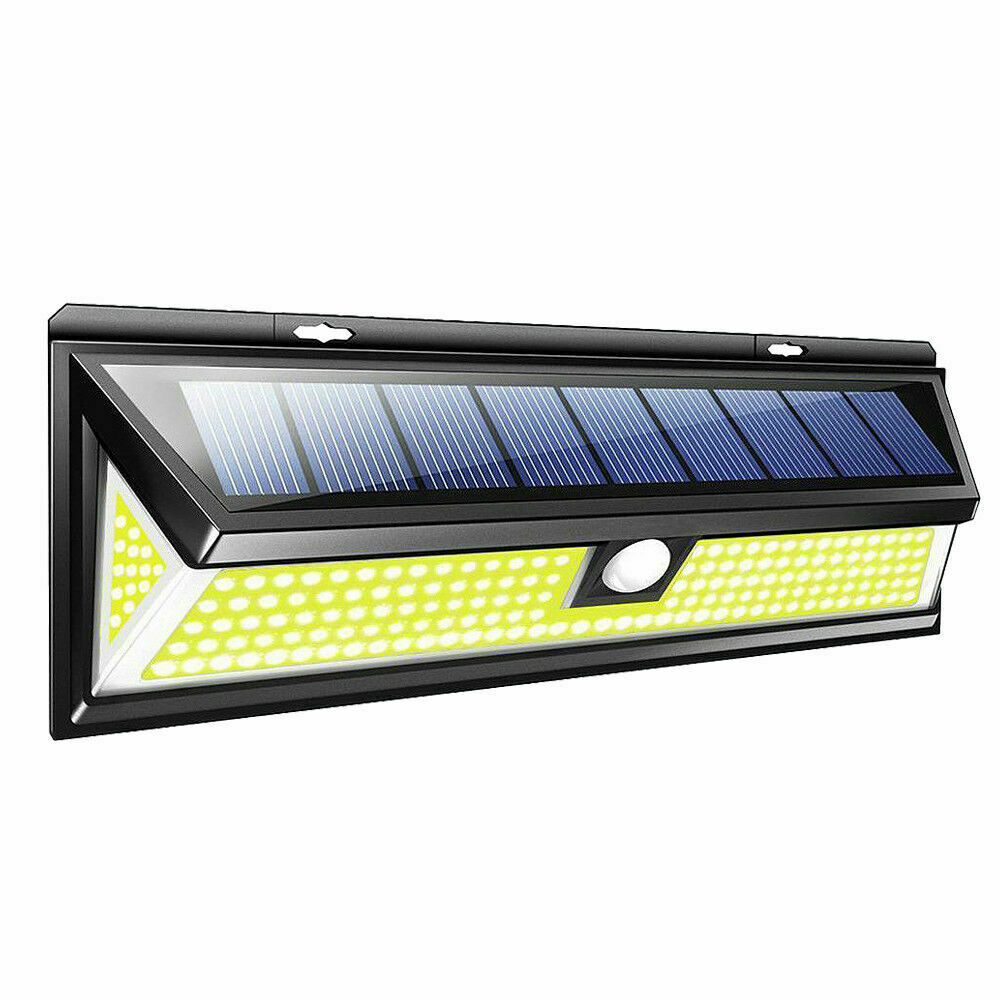 180 COB LED PIR Motion Sensor Solar Power Wall Light Outdoor Waterproof 1000LM