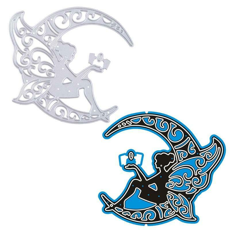 Moon Fairy Metal Cutting Dies Stencil Scrapbooking DIY Album Stamp Paper Emboss