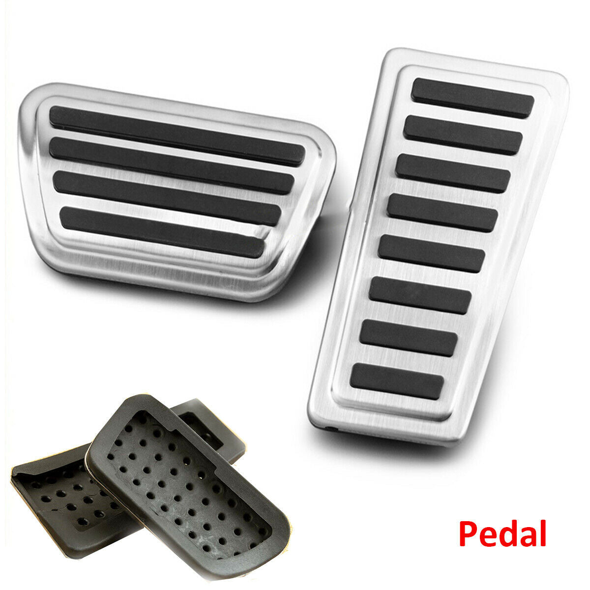 1Set Autocar Gas Brake Pedal Pad Cover Accessories For 19-21 Dodge Ram 2500 3500