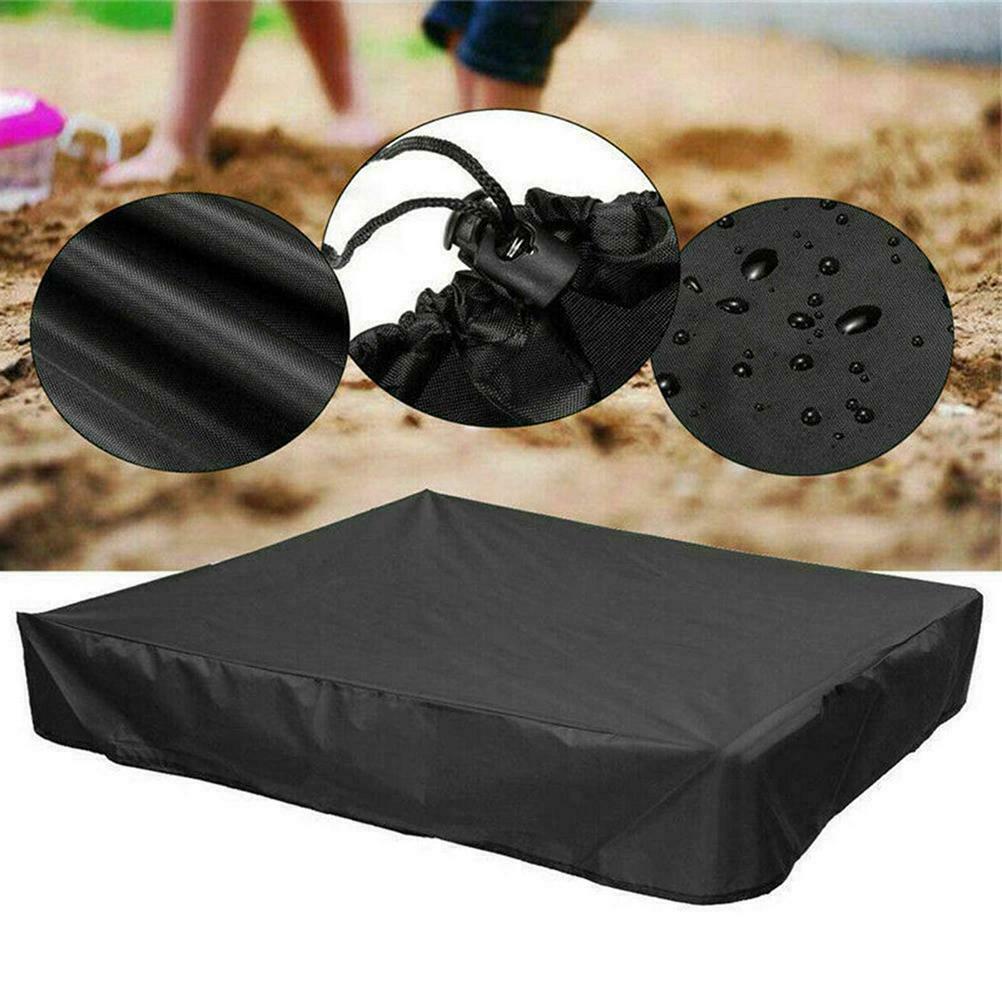 Sandpit Pool Cover Tarpaulin Outdoor Garden Sun Protection Dustproof Waterproof