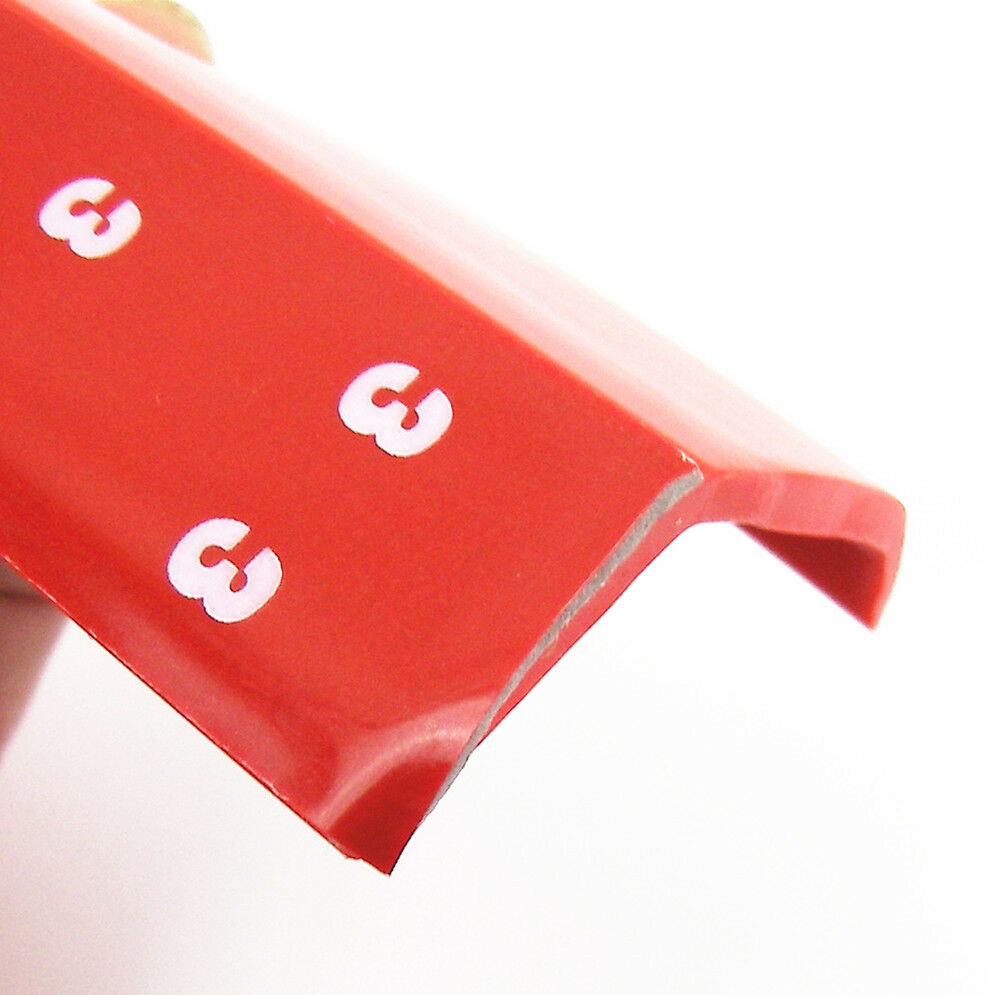 2.5m RED Car Front Bumper Spoiler Lip Kit Splitter Valance Chin Protector Kits