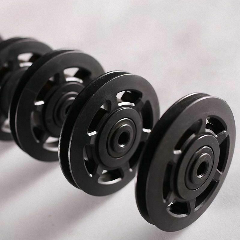 Universal Nylon Bearing Pulley Wheel OD 95mm for Cable Gym Equipment Part