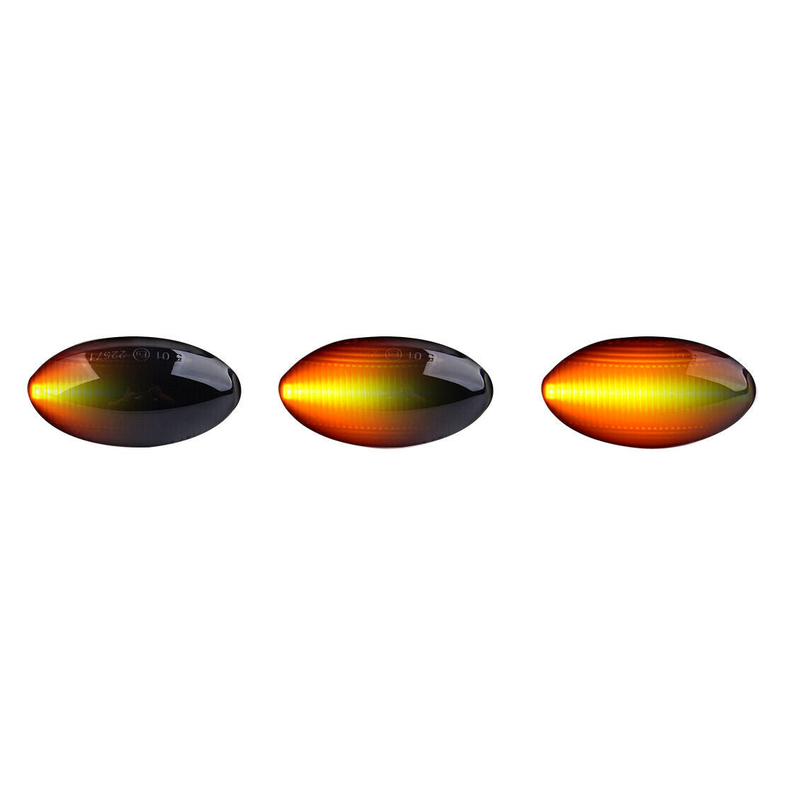 2x Black LED Dynamic Maker Turn Signal Light fit for Mini Cooper R50 R52 R53
