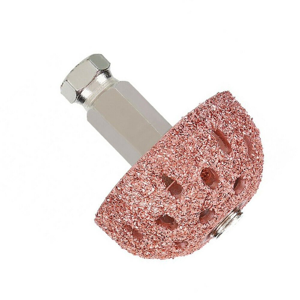 1.5'' Car Tire Repair Grinding Head Coarse Polish Buffing Wheel +Hex Linking Rod