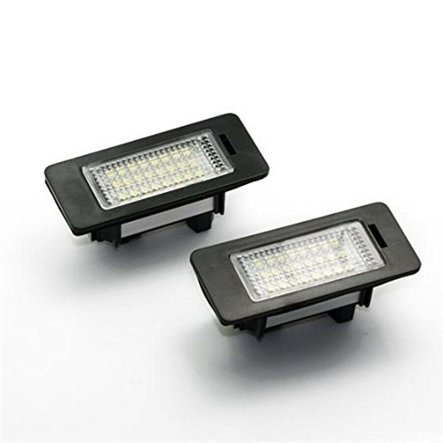 Durable License Plate Lights  Assembly 24-SMD Error Free LED Lamp Set for BMW