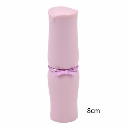 3Pc DIY Makeup Empty Lipstick Containers Lip Balm Tubes Pink Bowknot High Grade