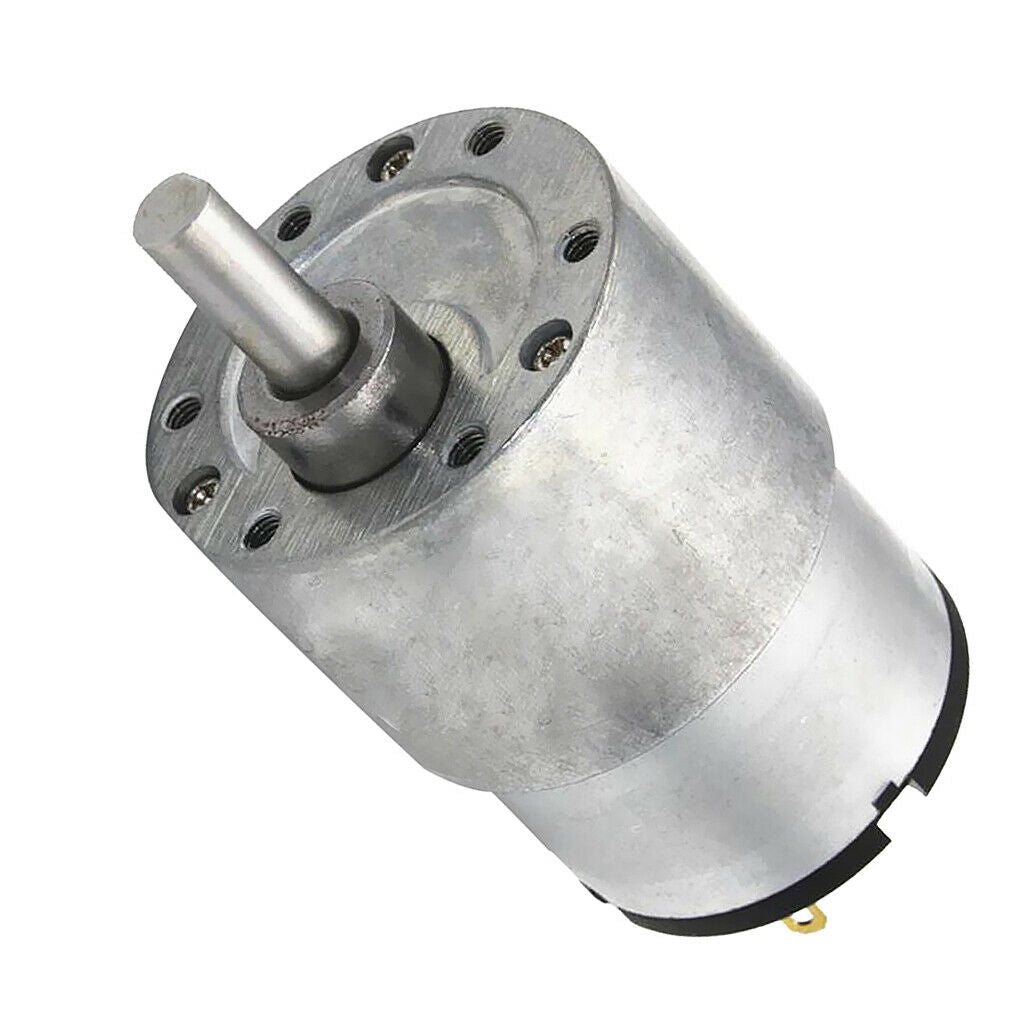 2Pcs/Set Aluminum DC Gear Motor Speed Reduction High Torque 37mm Diameter