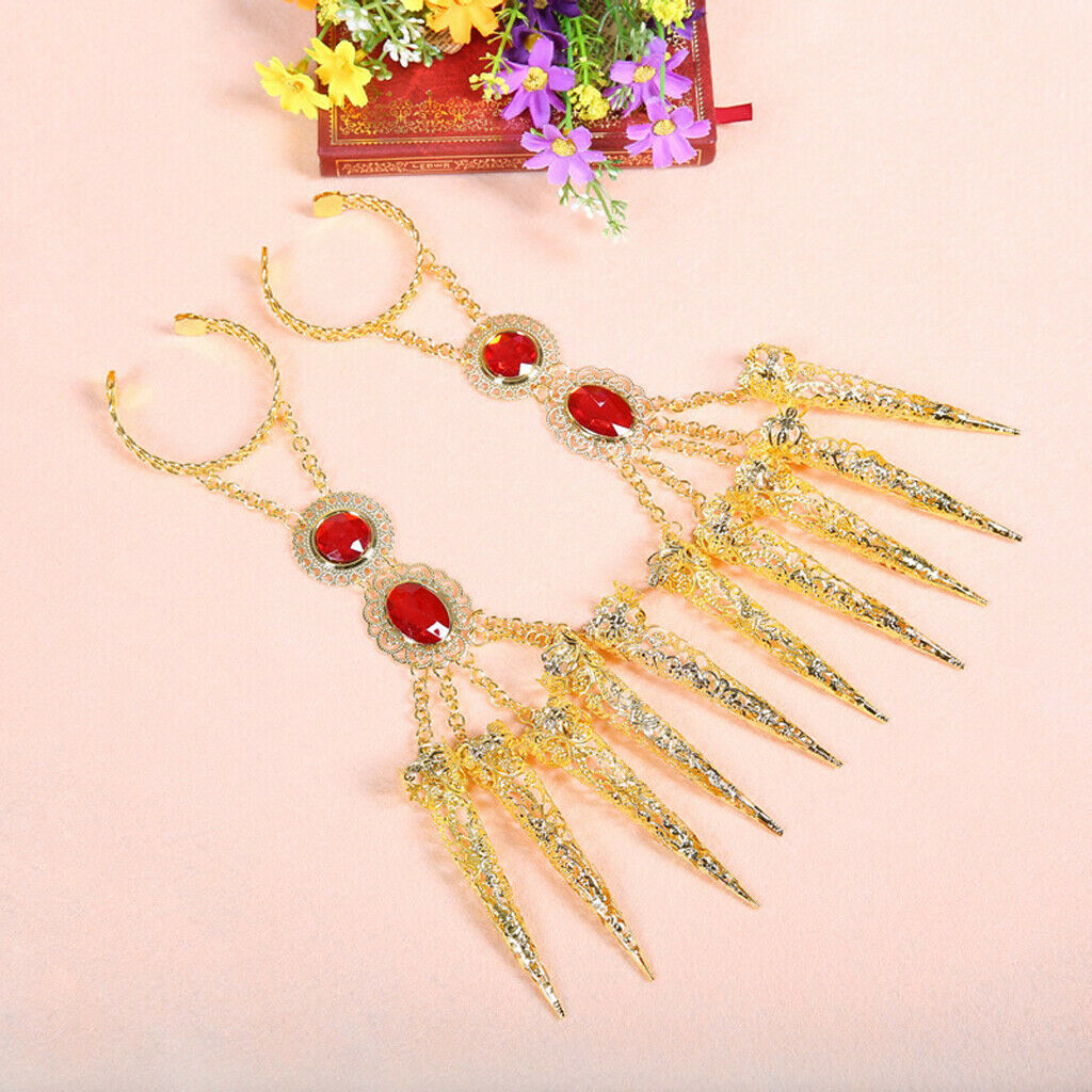 Chic Finger Nail Talon Fingertip  Long Nail Tip Ladies Costume Prop Gift