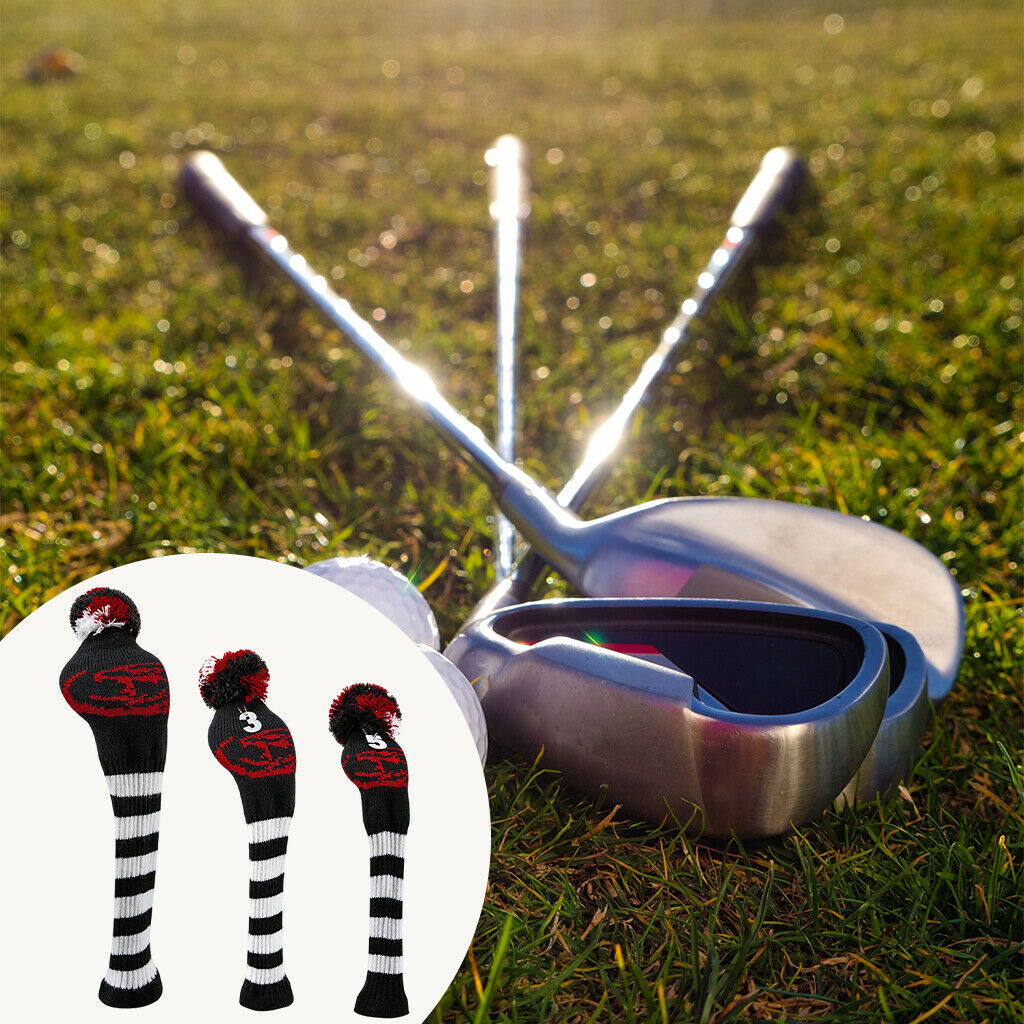 3x Totem Pattern Golf Head Cover Club Wood Headcover Protector Golfer Gift