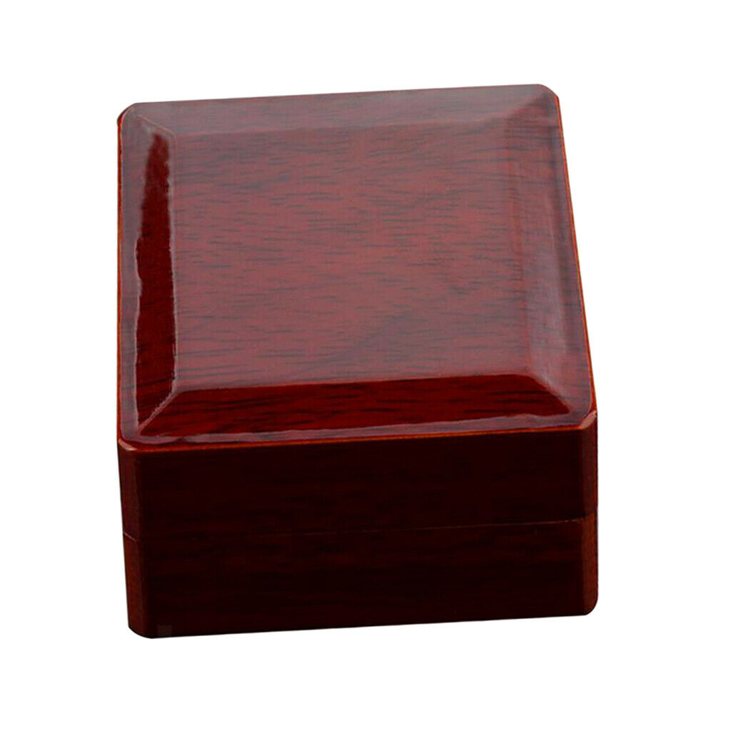 Mini Red Wine 65x65x50mm Wooden Jewelry Box for Championship  Sport
