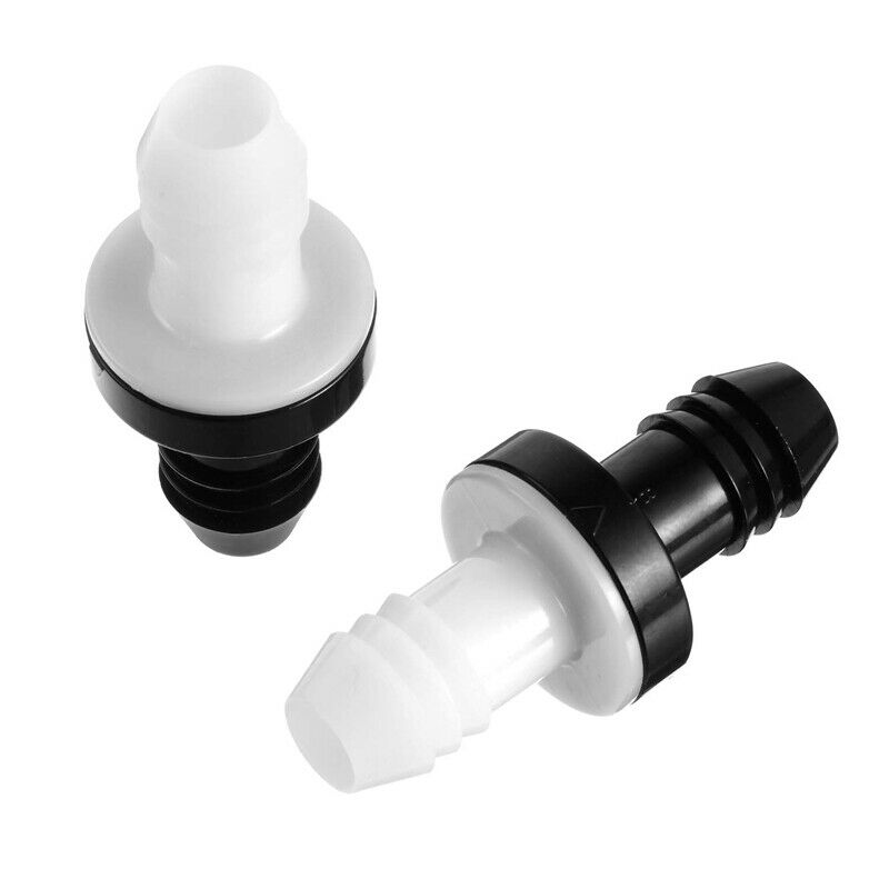 4 Pcs Check Valve 3/8 Inch 10 mm ABS Plug-in Check Valve Fuel Oil Water Gas AiJ4