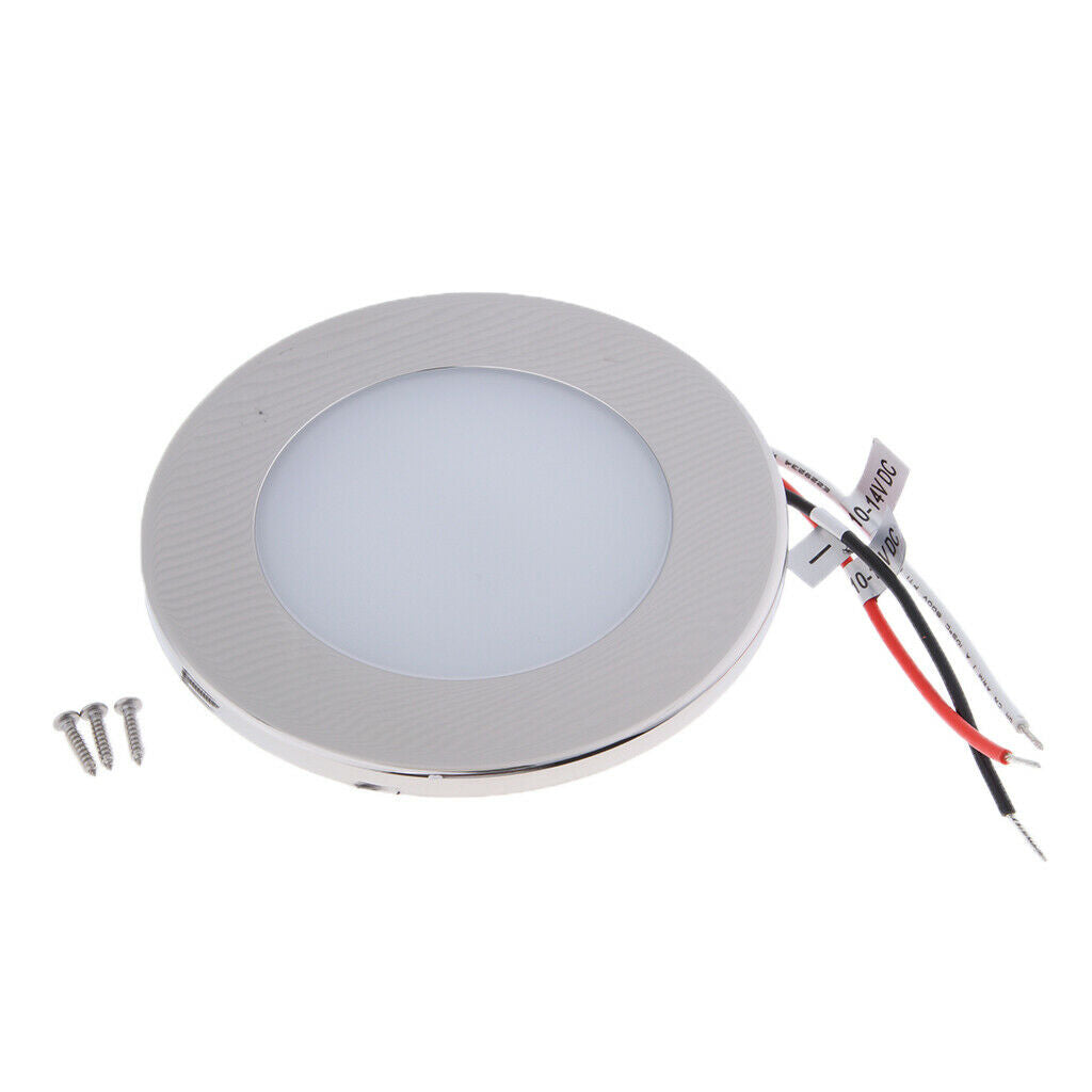 4.75" RV Marine Yacht Interior Ceiling Dome LED Light 12V 6W/2W