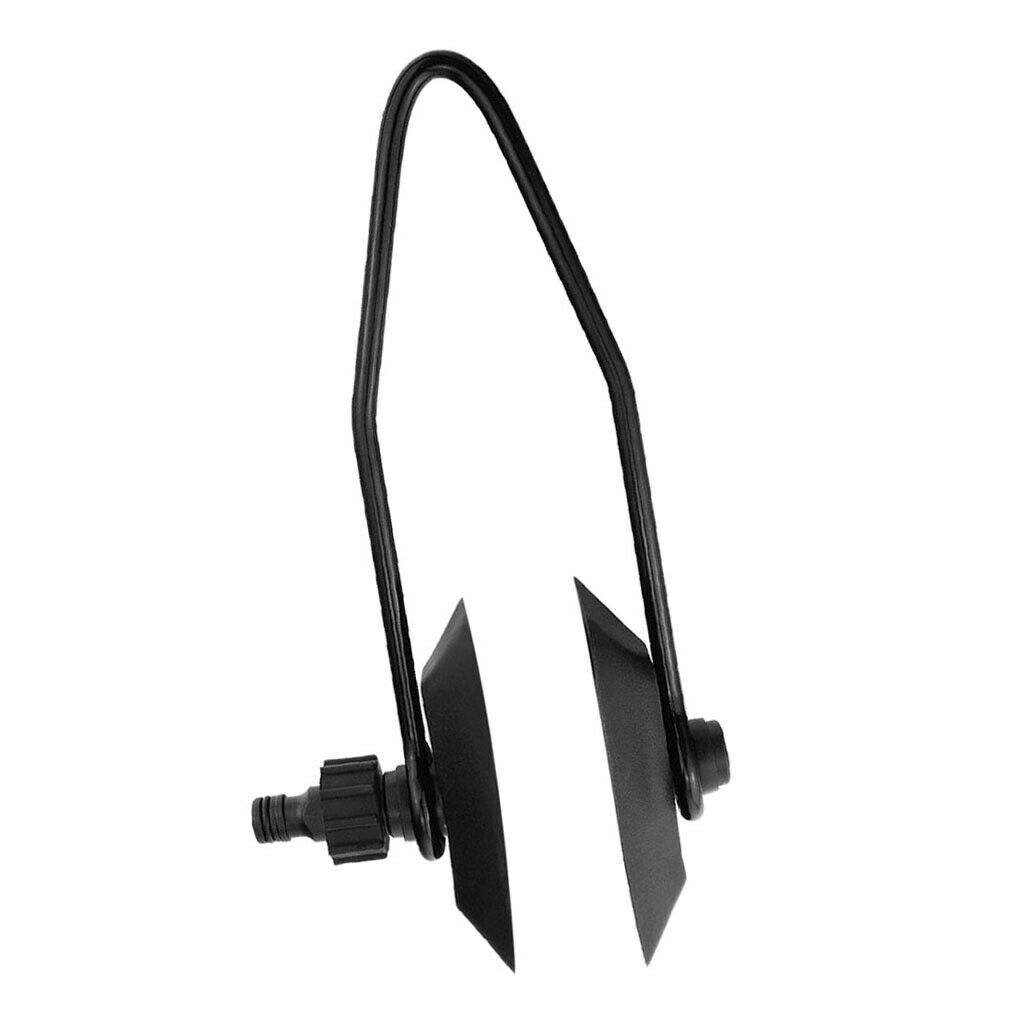 Black Outboard Boat Motor Water Flushing Muffs Rectangular for 5/8inch Pipe