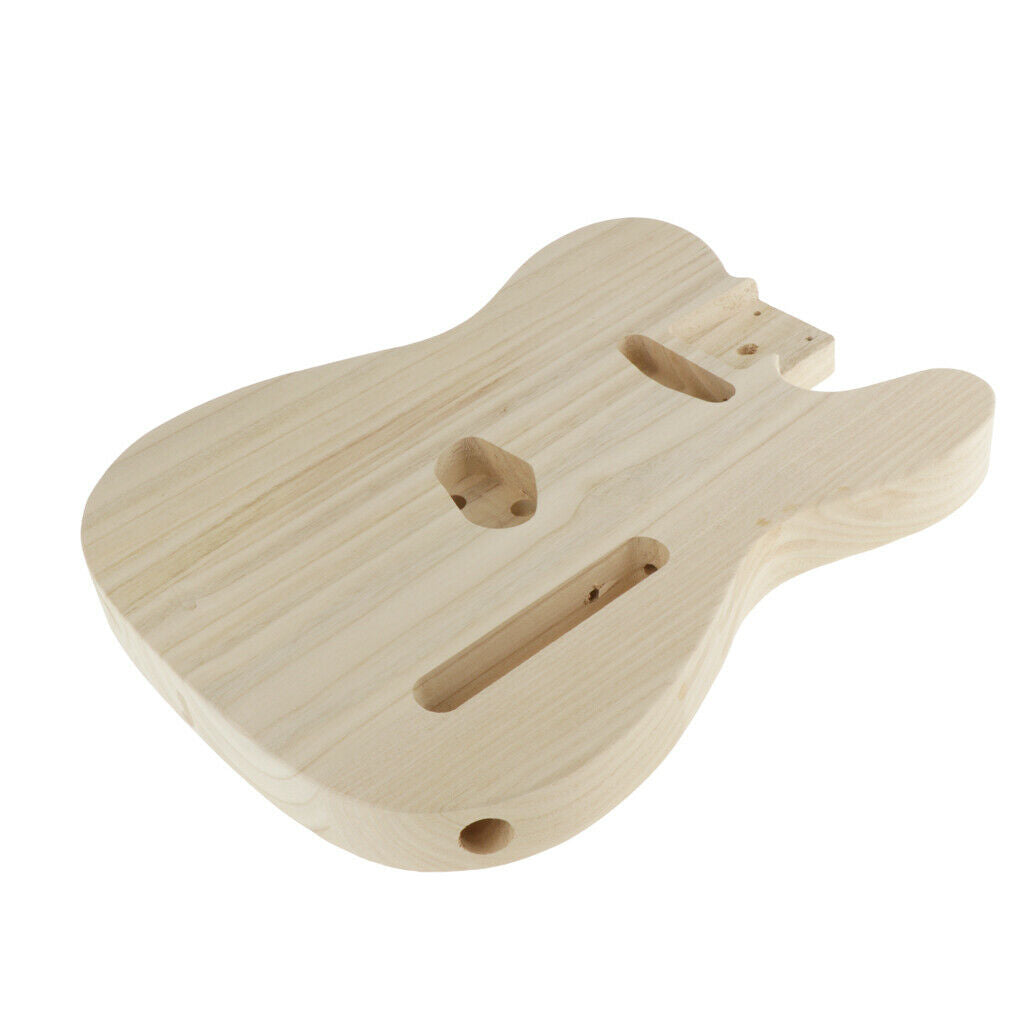 Hollowed Guitar Wood Blank Unfinished Body Barrel Material Guitar Part