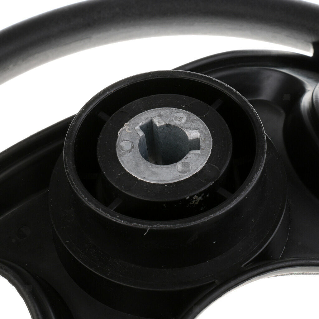 4 Banches Boat Steering Wheel - Black