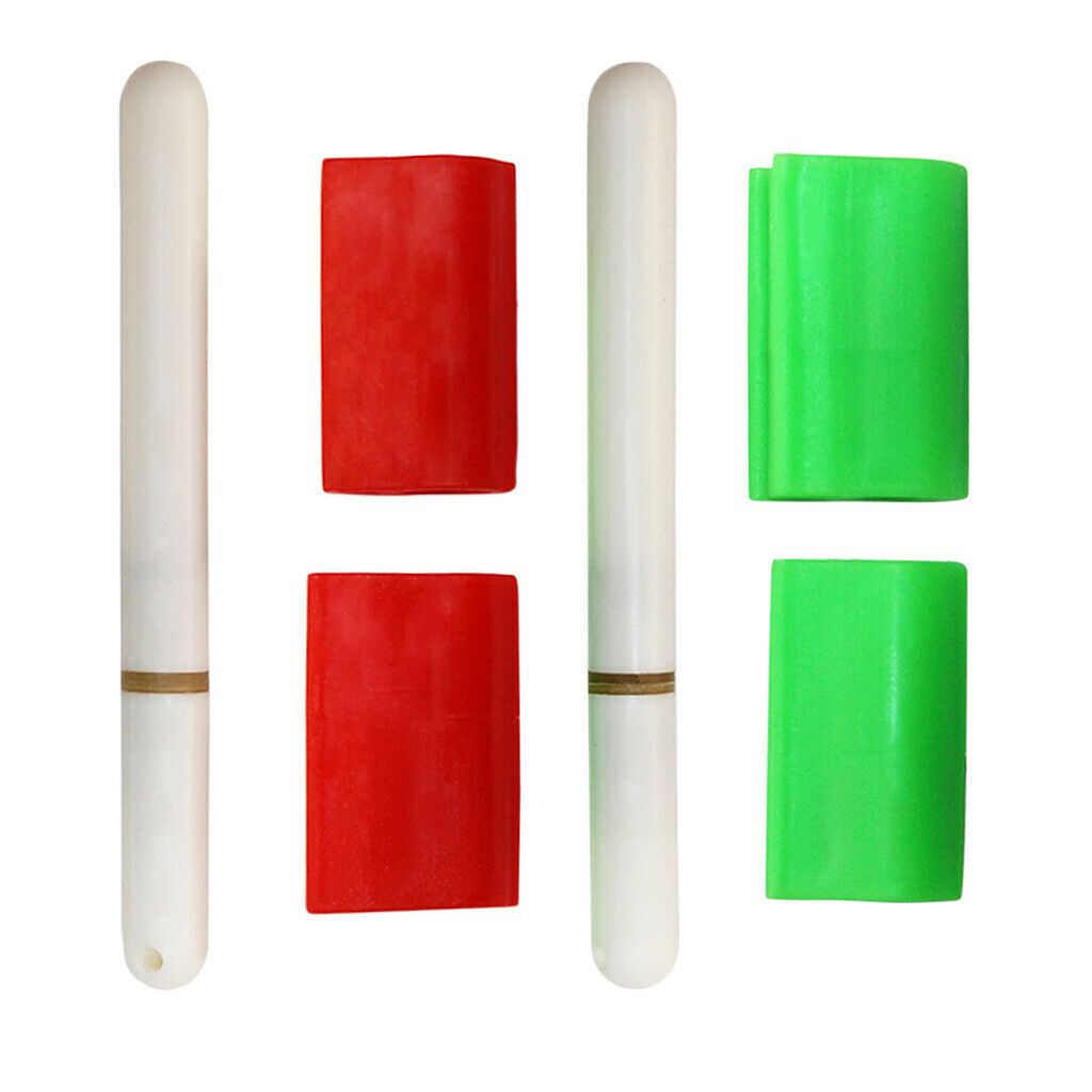 2x Fishing Float Light Stick Green Red Luminous Electronic Attractive Tackle