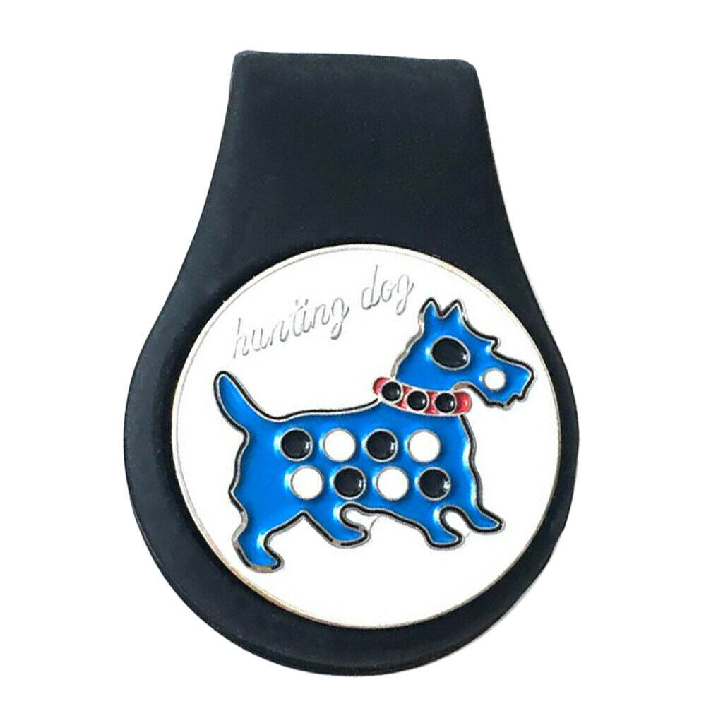 Golf Club Head Cover Wave Headcover Hat Clip with Ball Marker Protector Gift