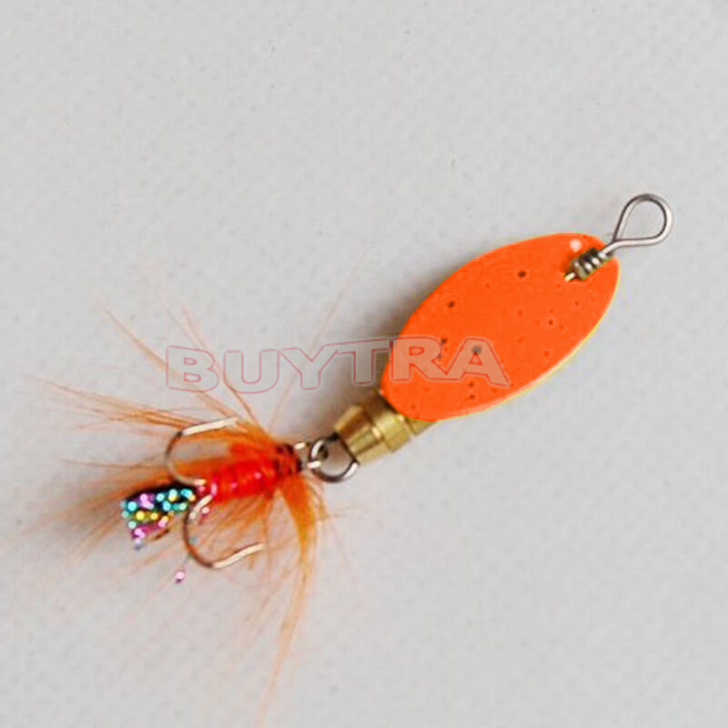 Lot 4pcs Fishing Spinner Spoon Baits Lures Fishing Swim Bait Lure Crankt2*NE SJ