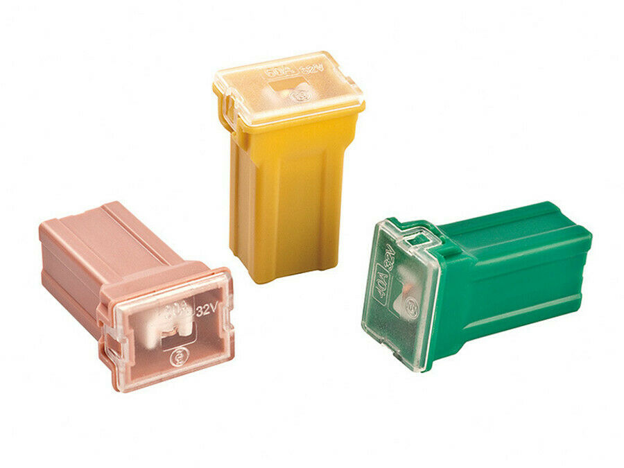 20 Pcs Square Fuse 20A 30A 40A 50A 60A AMP For Fuse Panels And Wiring Harnesses