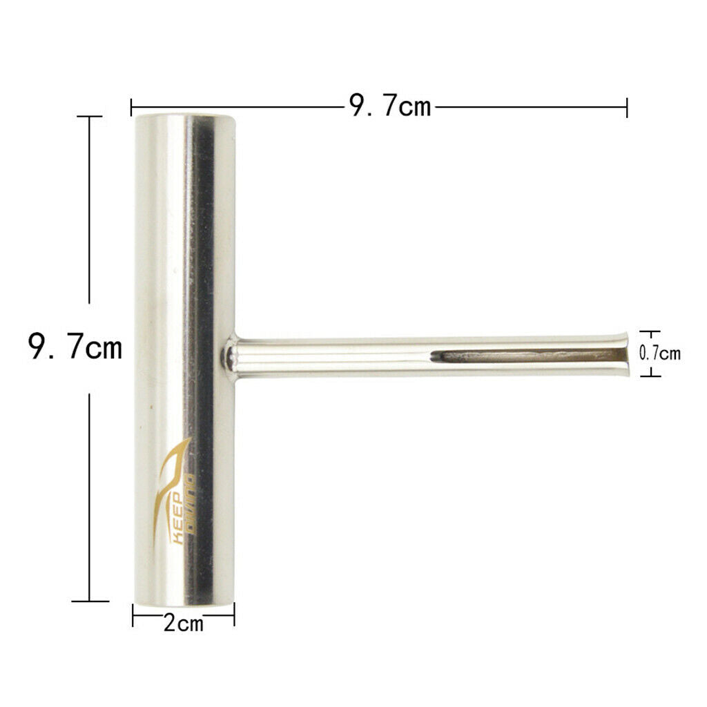 Stainless Steel Diving Fishing Latex Tube Wishbone Insert Tools for Scuba Diving