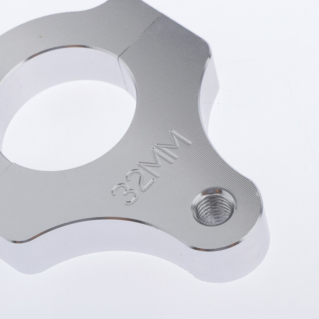 2X 32mm Aluminum Bike Steering Damper Clamp Bracket Fork Frame Mounting Clamp