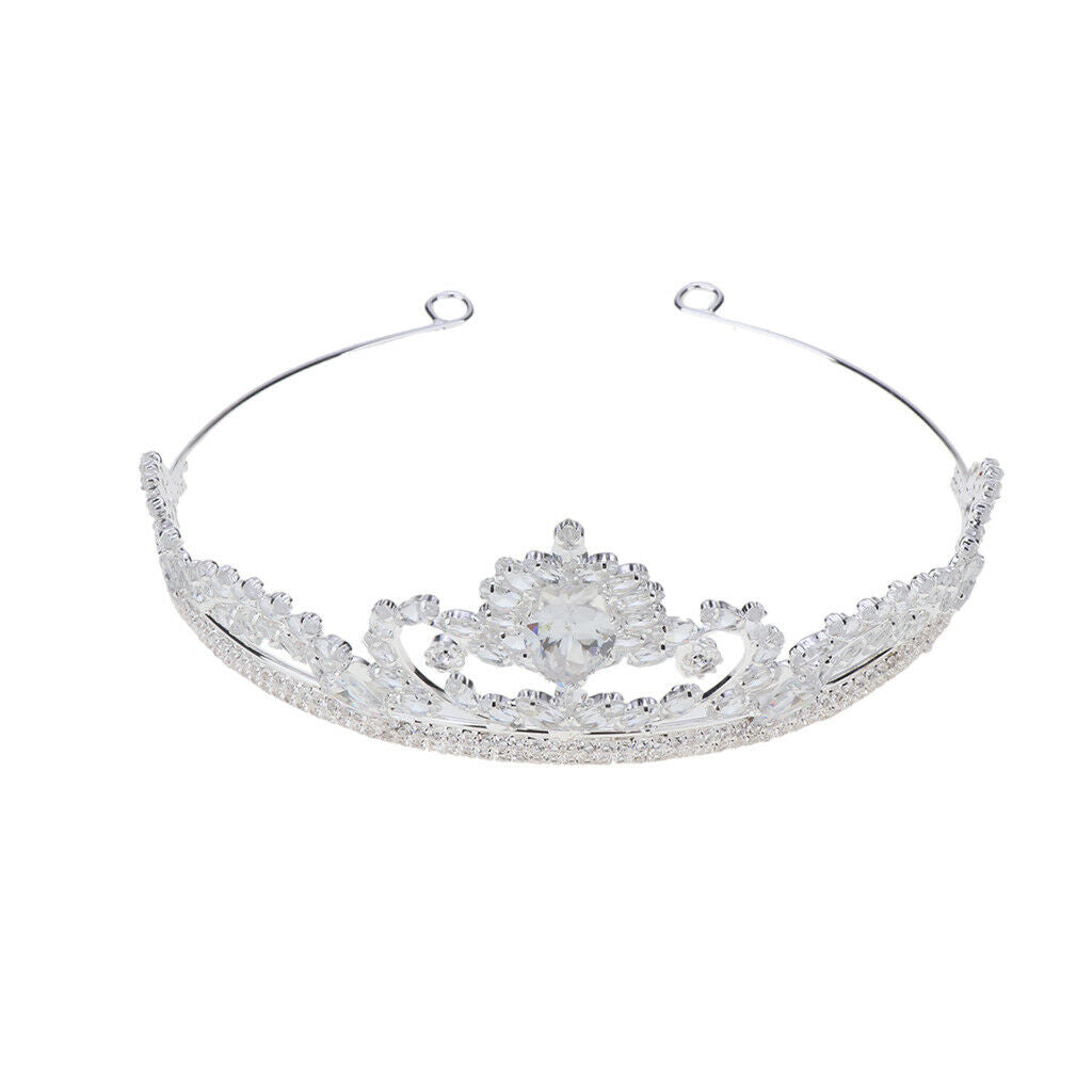 Bridal Rhinestones Tiara Princess Queen Crown Headband Wedding Birthday Prom