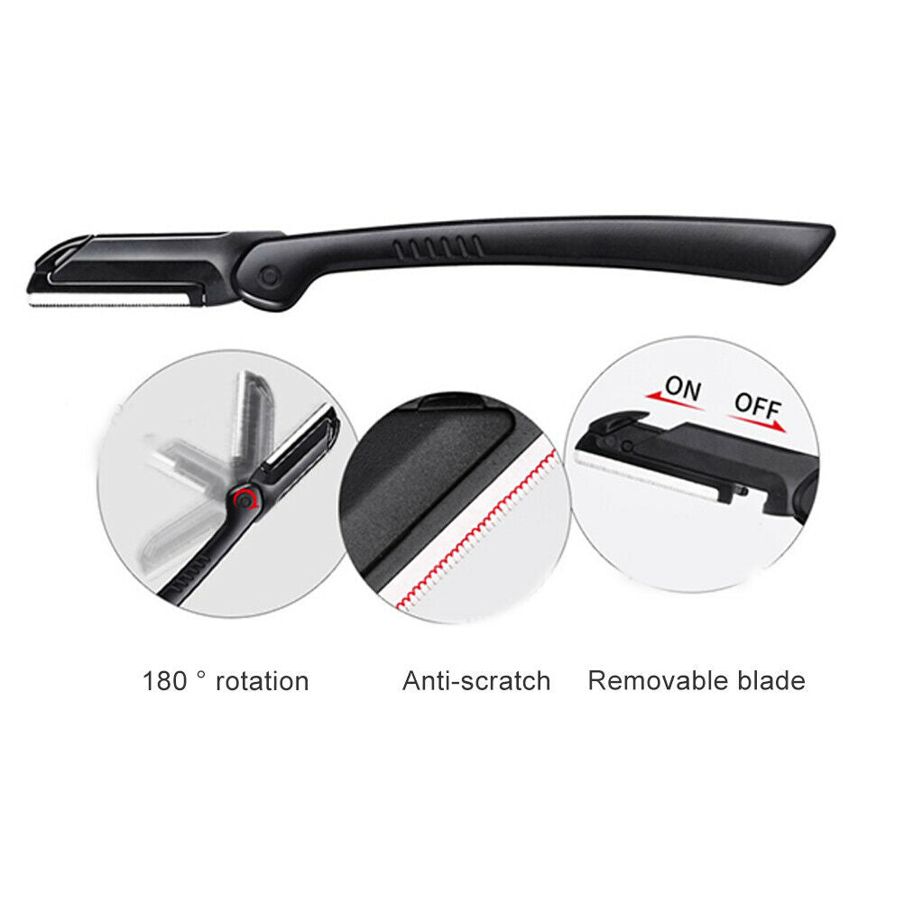 4Pcs Stainless Steel Eyebrow Scissors Set Eyebrow Shaping Clip Makeup Tools