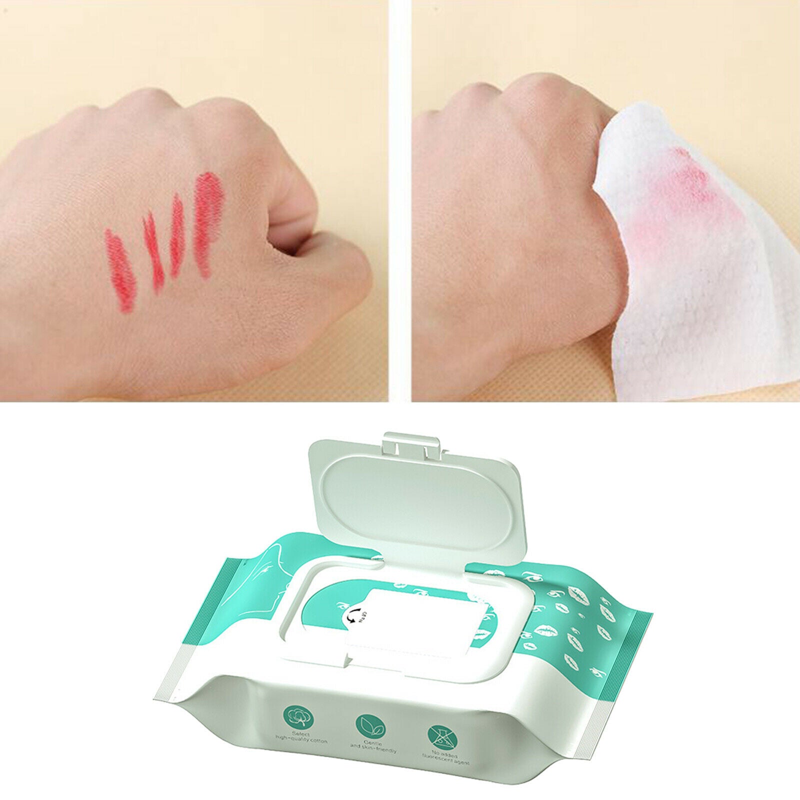 Refreshing Makeup Remover Daily Cleansing Face Wipes 60 Count Nourishing