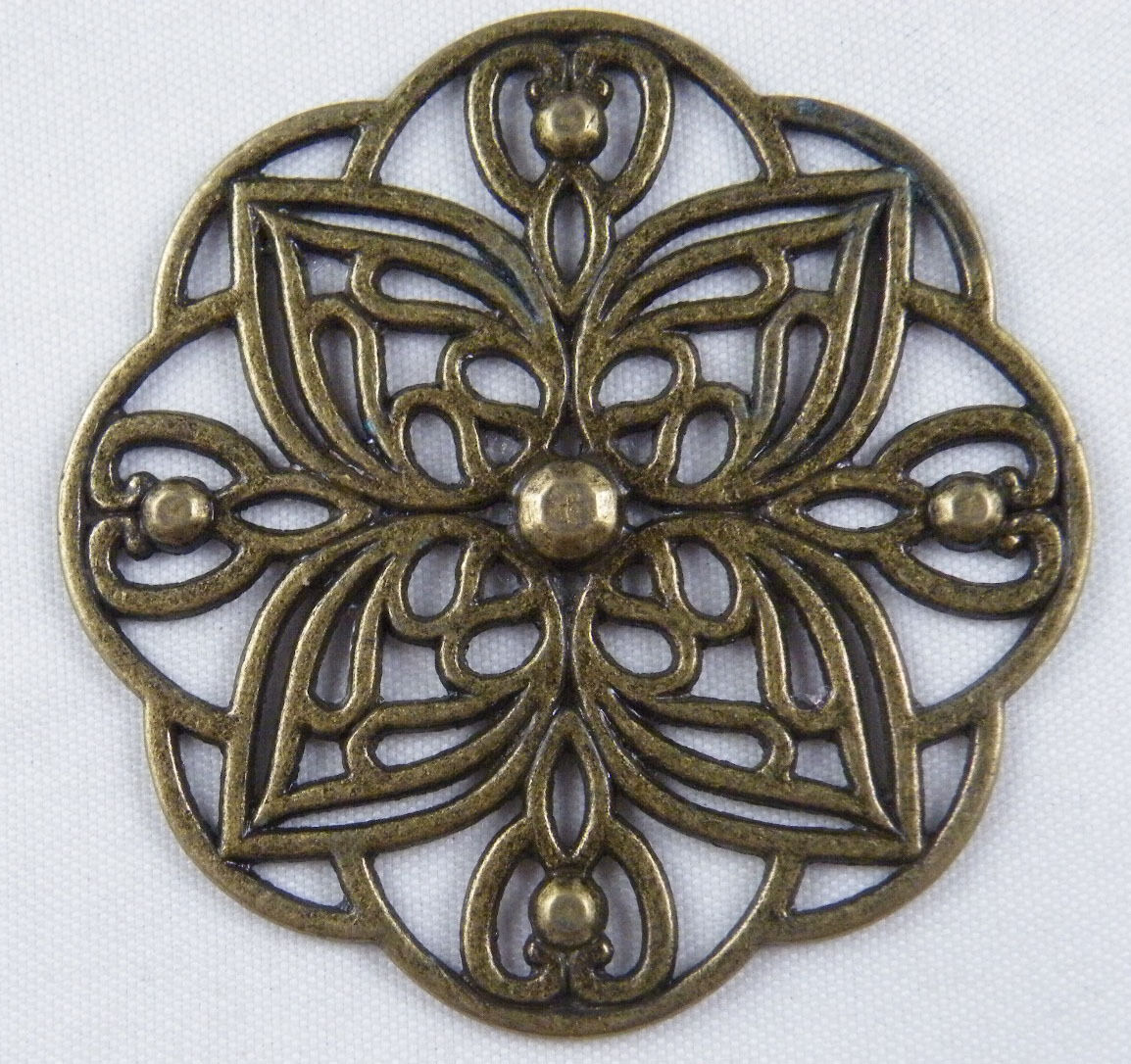 8pcs Bronze Color Butterfly Frame Connectors 49x3mm 15159