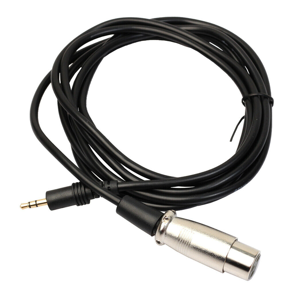 3.5mm   Plug TRS To XLR Cable (Male To Female) Mic Audio Cord Cable 10Ft