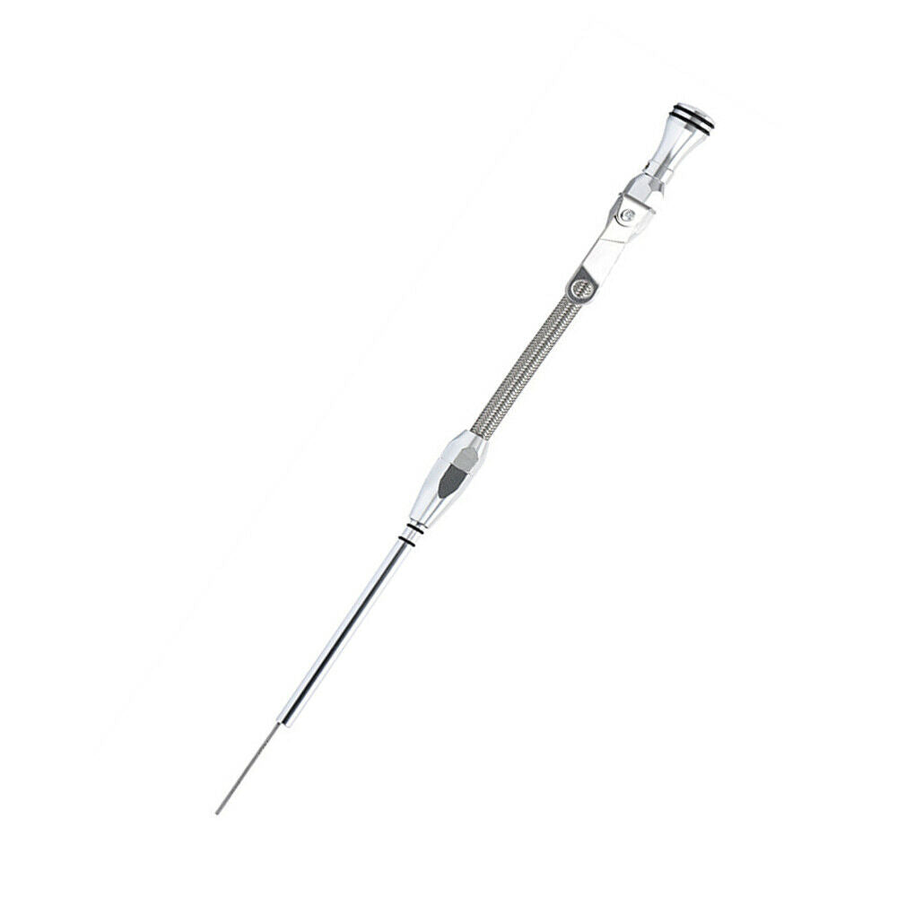 Stainless Steel Oil Pan Dipstick Passenger Side For SBC Chevy GMC Yukon Buick