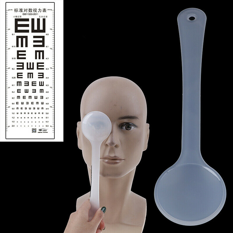 Professional eye occluder forsted occluder white optical optometry instru.l8
