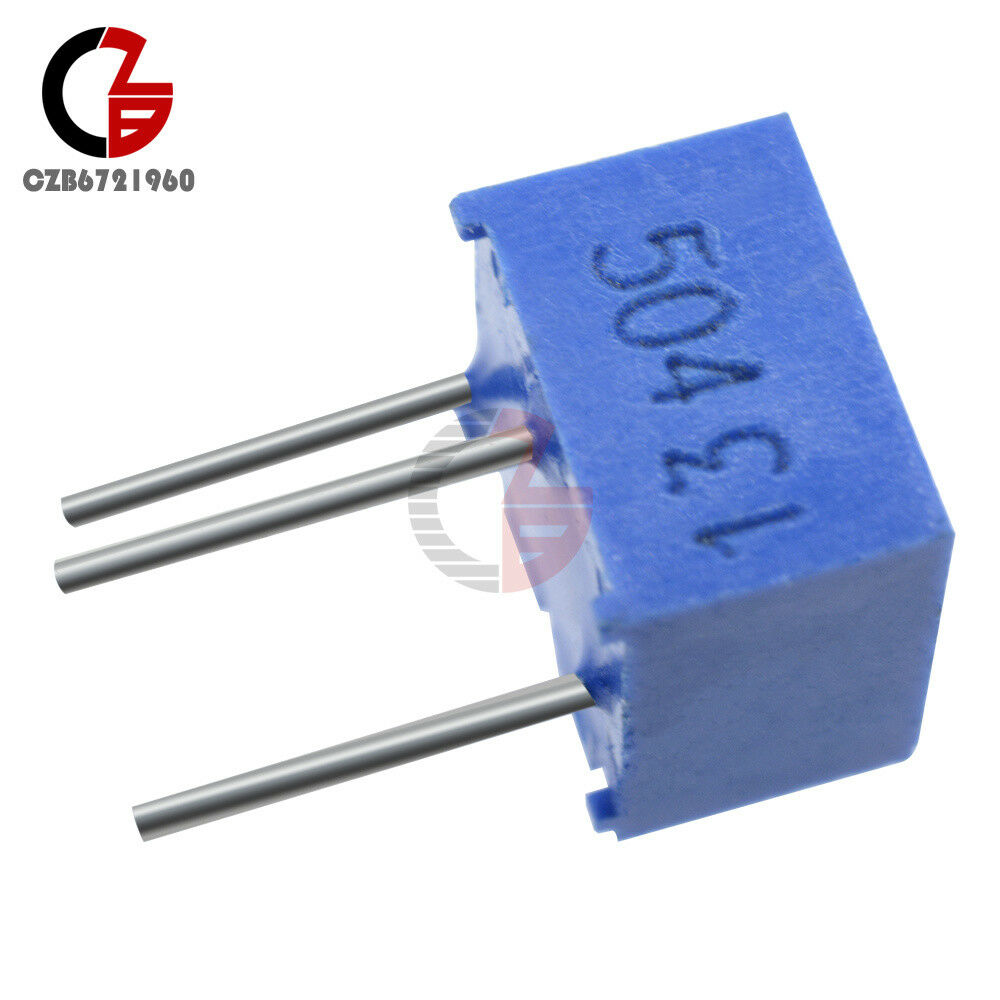 10Pcs 3362P-504 3362 P 500K ohm High Precision Variable Resistor Potentiometer