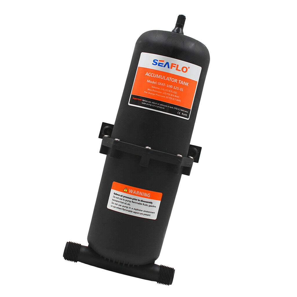 Seaflo Pre-Pressurized Accumulator Tank Marine Boat RV - SFAT-100-125-01