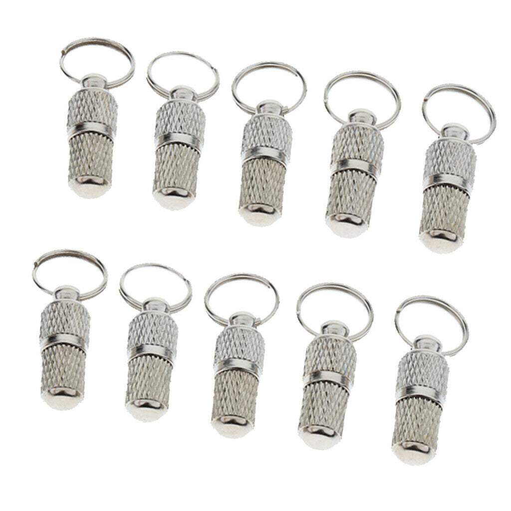 10x Cute Small Pet Dog Cat ID Tube Name Tag Storage Tube New Puppy Gift