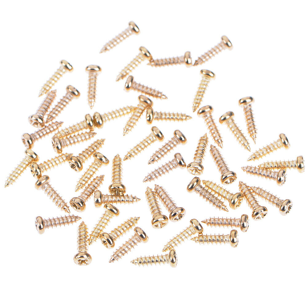 50Pcs 2.2mm Guitar pickguard screws for guitar accessories installing DD