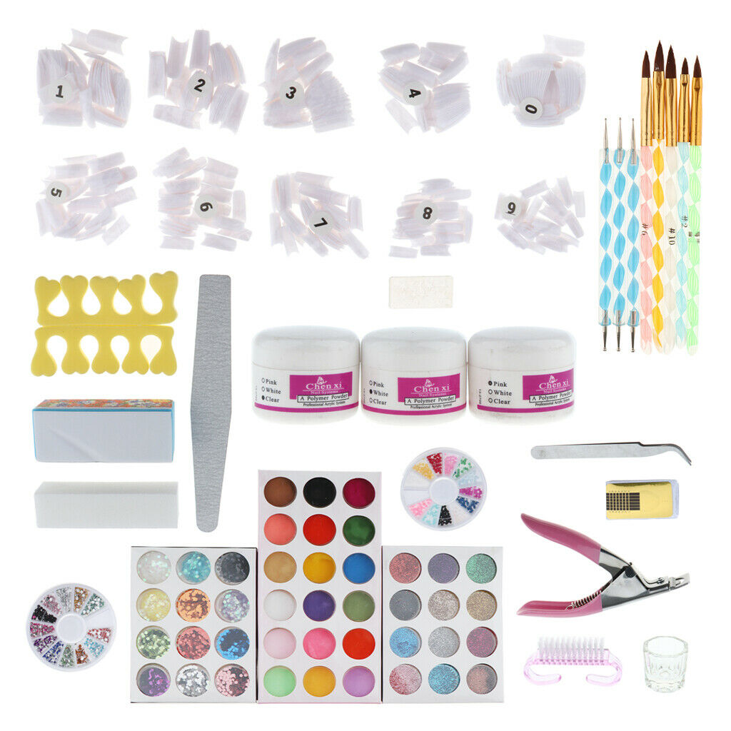 Nail Art Set UV Gel Acrylic Nail Nail Art Nail Design Nail Art Nail Salon Set