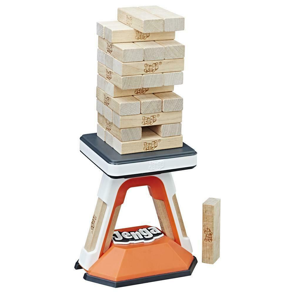 Hasbro Jenga Pass Challenge Party Game Stacking & Pass Family Fun Ages 8+