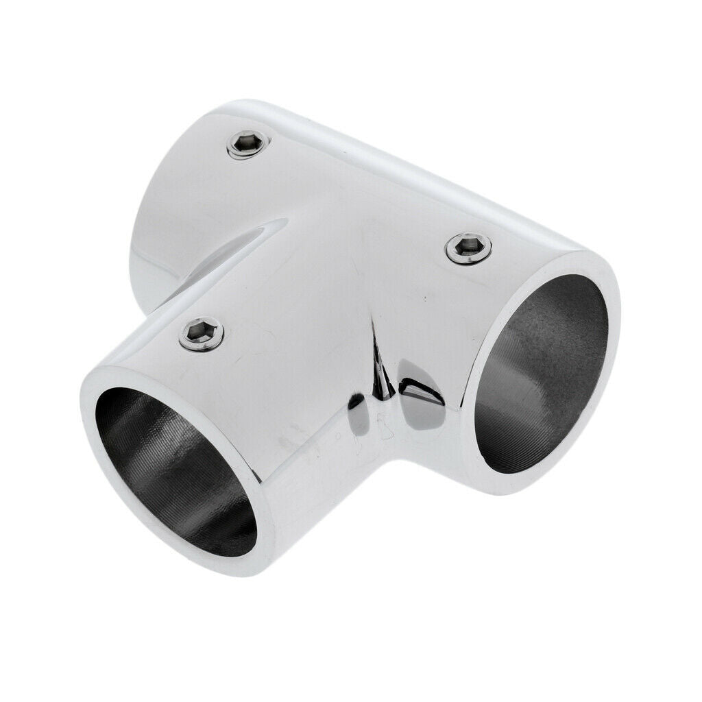 4pcs Boat Yacht Handrail Fitting 25mm Tee - 316 Stainless Steel