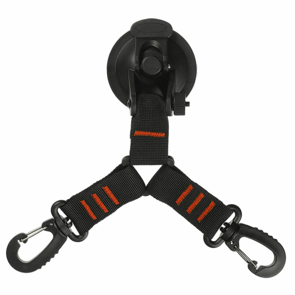 Heavy Duty Suction Cup Anchor with Dual Hooks Multifunction for Pool Tarps