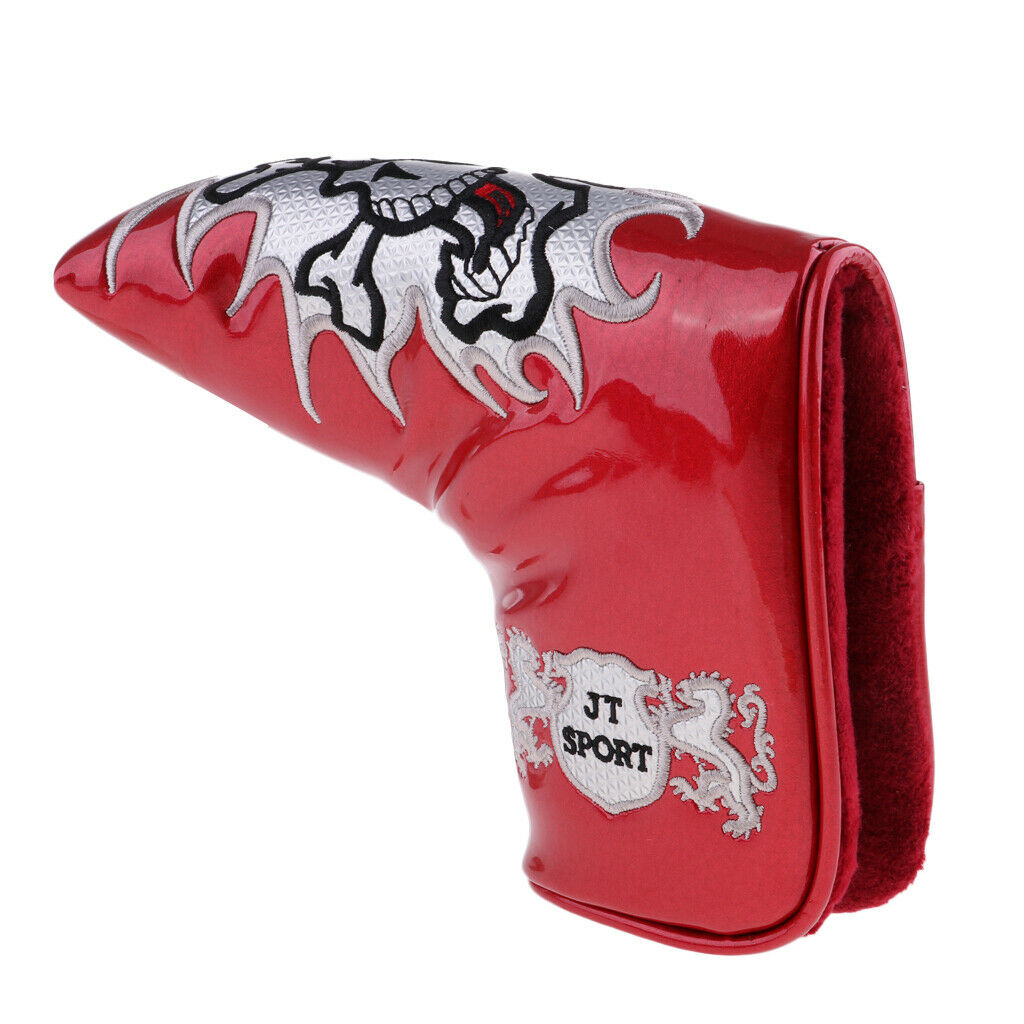 Set of 2 Golf Putter Head Covers, Golf Club Putter Protector Covers, Golf Mallet