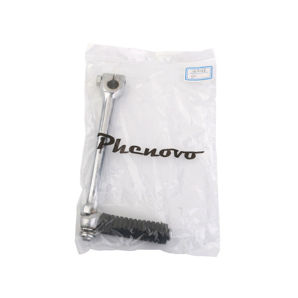Metal Chromed 195mm / 7.6 inch Kick Start Starter Lever for 110cc 125cc 140cc