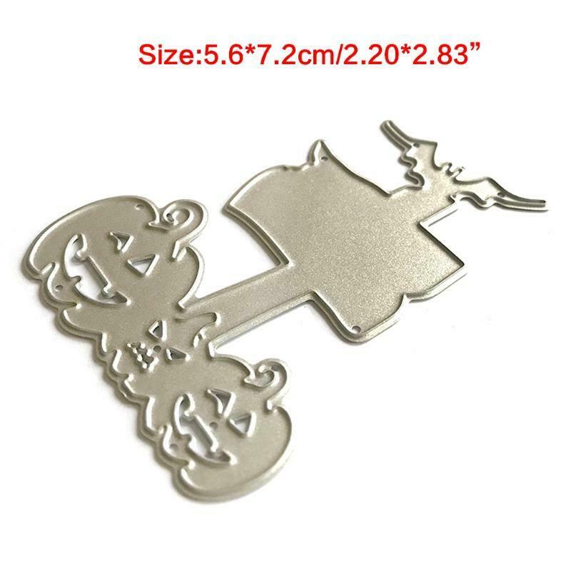 Halloween Pumpkin Sign Metal Cutting Dies Stencil DIY Scrapbooking Album Paper