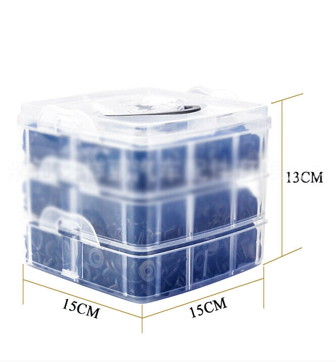 745pcs Car Body Plastic Push Pin Rivet Retainer Fastener Trim Bumper Clip + Box